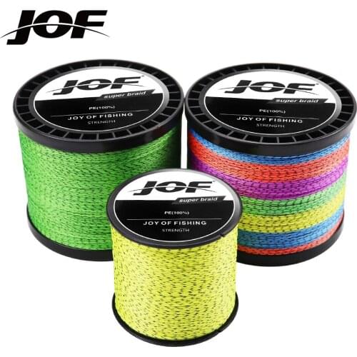JOF Fishing Accessories Japanese Durable Smooth Multifilament Line 8 Strands Fly Carp 500M Saltwater Floating Line Cord
