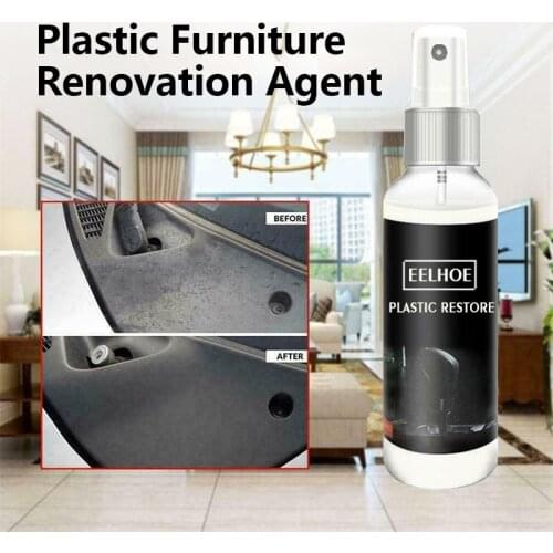 Car Plastic Parts Agent Plastic Restorer Polish For Plastic Repair Retouching Wax Instrument Agent Plastic Renovator For Car