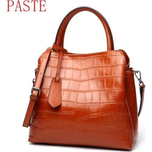 2017 Women leather Shoulder Bag Shell Bags Casual Handbags small messenger bag fashion 100% genuine leather