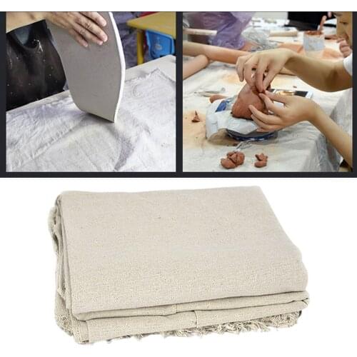 1.64yd Fabric Line Table Cloth Placemat Pottery Ceramics Clay Modeling Ceramics Sculpturing Home Work Studio Pad Cushion