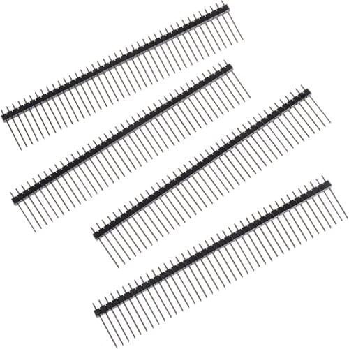 10pcs/lot 2.54mm Single Row Male 1x40P Breakaway PCB Board Pin Header Connector Strip Pinheader Suitable For Arduino