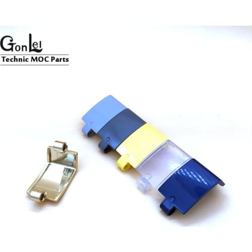 4Pcs/lot High-Tech Panel 24116 Curved and Bent 6x3 MOC 35396 Building Blocks Bricks Parts Toys fit for 448395 Truck Cars Cover