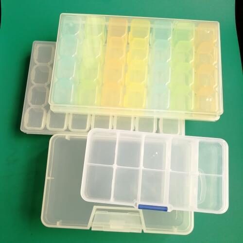 4 Kind Plastic Storage Box Phone Accesssories Electronic Replacement Parts Container For Mobile Phone Repair Hand Tools
