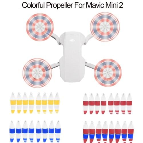 4726 Colorful Propeller for DJI Mavic Mini 2 Drone Blades Propeller Set Low Noise Mini Portable Light Weight Drone Accessories