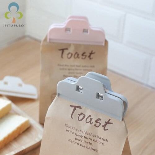 5pcs/10pcs Household Food Preservation Moistureproof sealing Clip Coffee Snack Plastic Bag Tea Milk Powder Clip Kitchen Tool DDJ