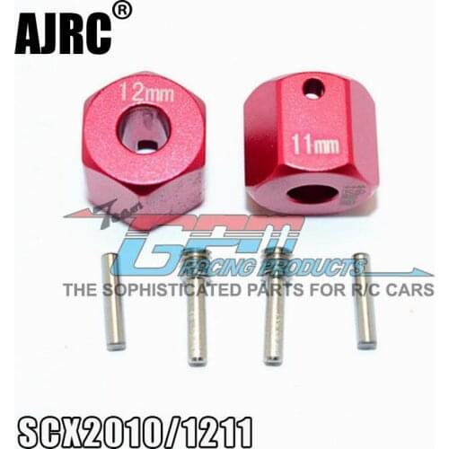 AXIAL SCX10 II 90046 90047 aluminum alloy hexagonal adapter 11MM long 1 pair