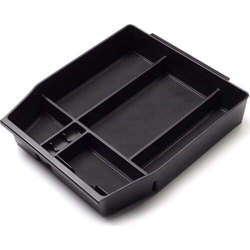 Center Console Organizer Tray For Ford F150 2021 Interior Accessories Armrest Insert Secondary Storage Box