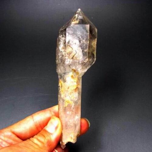 173g Elestial Skeletal Scepter Quartz DT - crystals and stones healing Mineral specimen Home Decor feng shui decoration G0021