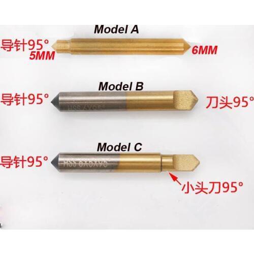 Milling Cutter HSS Guide Pins Titanium for Automatic Key Cutting Machine 95