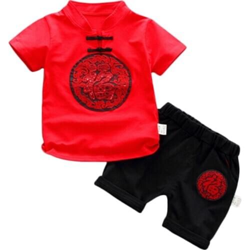 0-5Year Gentleman Clothes Toddler Kids Baby Boys Summer T-Shirt Tops+Short Pants 2pcs Outfits Set Boy Children Clothing Suits