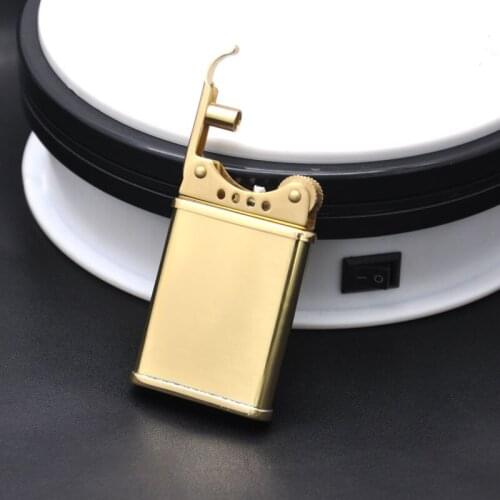 Zorro Brass ultra thin Kerosene Lighter 567 Personality Creativity Retro arm Lighter Windproof Gift for Boyfriend