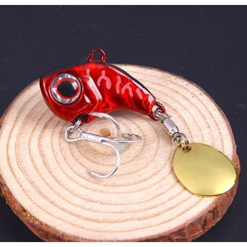 Metal Mini VIB Lure With Spoon 4PCS/Lot Fishing Lure 9g 13g 16g 22g Fishing Tackle Pin Crank bait Vibration Spinner Sinking Bait