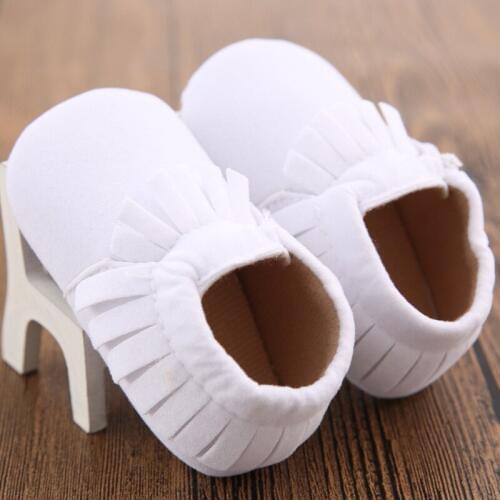 Frist walker female baby soft leather fashion shoes children tassel soft bottom non-slip baby shoes