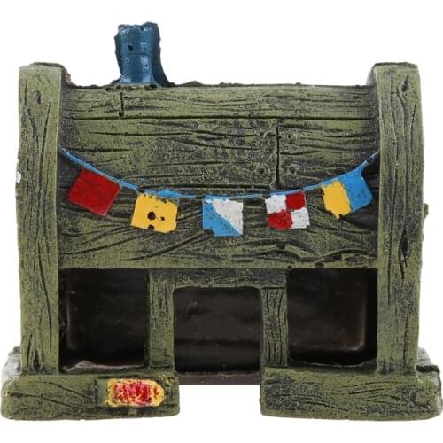 2021 New Aquarium Decoration Pineapple House Crab Restaurant Squidward Hideout Safe for freshwater and Saltwater Fish Tanks