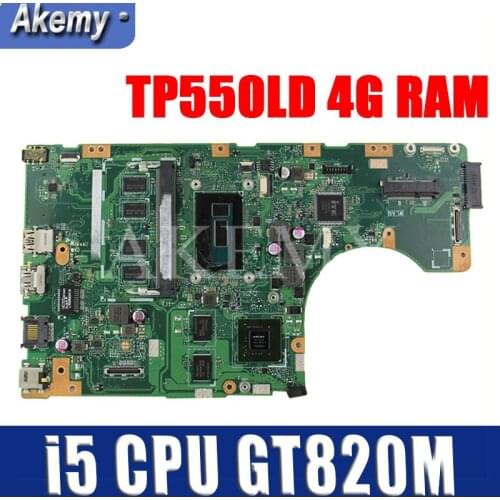 New!Akemy For Asus TP550LA TP550LJ TP550LD TP550LN motherboard mainboard100% Tested OK i5-4200/4210U 4G RAM GT820M