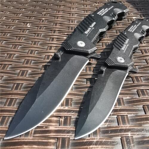 58HRC Pocket Folding Knife Hunting Multi High Hardness 8cr15mov Military Knives for Outdoor Survival, Camping and EDC