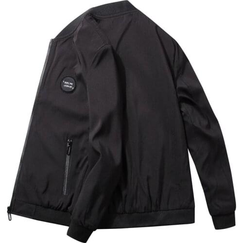 Wholesale Clothing Spring And Autumn Jacket Mens Korean Style Tide Jacket Thin Bomber Jacket