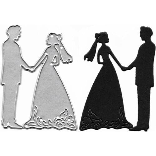 Couple Die Cutting DiesTroqueles De Corte De Metal Scrapbooking DIY Mold Clear Stamps And Dies Embossing Folder Planner Die New
