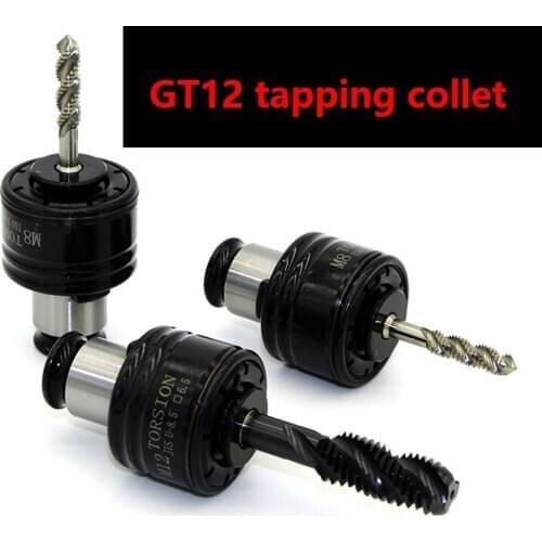 DIN Standard G03 taps collets Tapping chuck GT12 M3 M4 M5 M8 M10 M14 Chuck Overload Protection anti-broken for CNC Machine