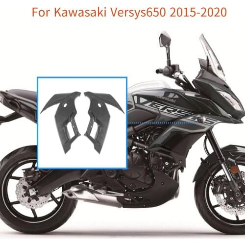 Motorcycle Front Head Side Panel Fairing Frame Cover For Kawasaki Versys650 Versys 650 2015-2020 2019 2018 2017 2016 Unpainted