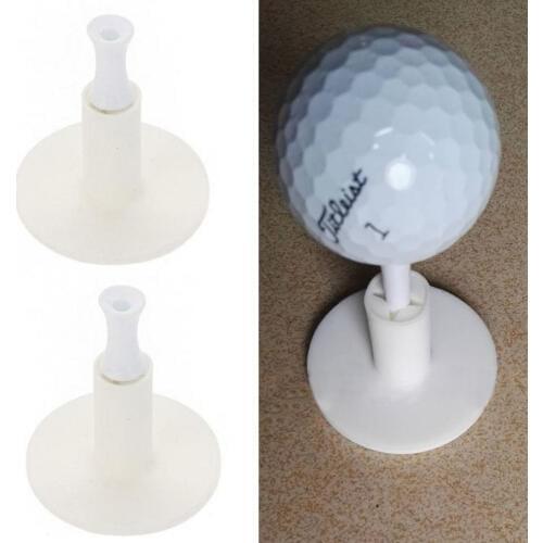Rubber Golf Tee Holder with Mat Swing Training Practice Golf Tees 1 x Rubber Golf Tee 1 x Golf Tee