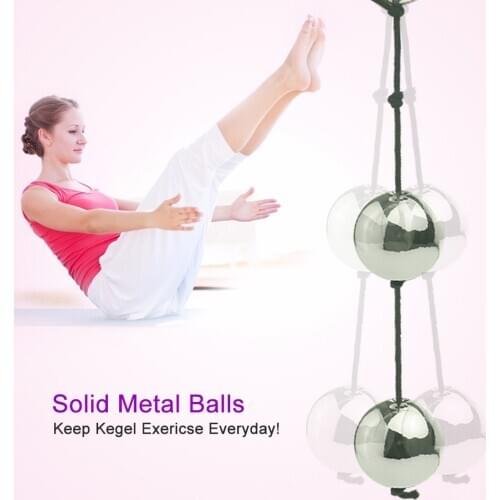 Solid Steel Kegel Ball Like Vibrator In Vagina Swing Anal Trainer Beads Adult Product G-spot Climax Stimulate Egg Tighten Bullet