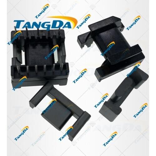 TANGDA EPC25 transformer bobbin transformer frame +PC40 ferrite core soft magnetic core DIP EPC 25 11pin 11p 5+6 horizontal 11 T