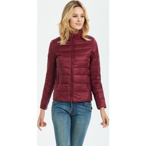 Ultra Light 90% White Duck Down Jacket Women Winter Coat 2019 Thin Female Winter Slim Warm Jacket Windproof Down Coat Plus colth