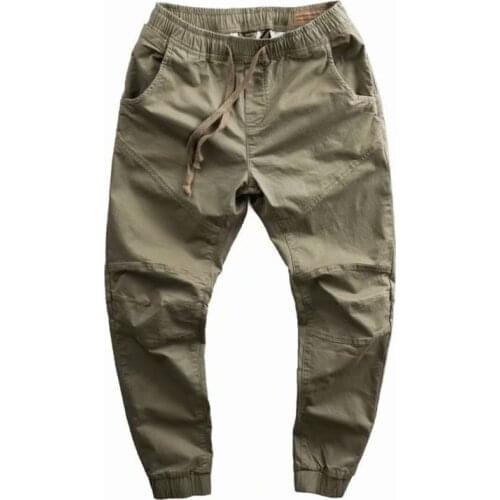 2021 Autumn Mens Cargo Harem Pants Casual Male Joggers Trousers Fashion Male Casual Streetwear Pants Clothing Trendy