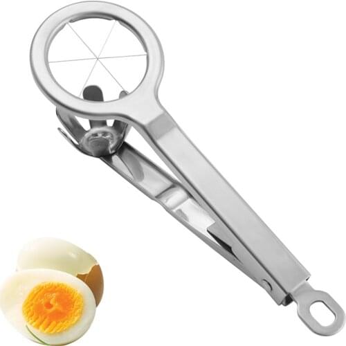 YOMDID 1PC Practical Egg Slicer Egg Cutter Stainless Steel Wire Hard-boiled Eggs Cutting Egg Tool Durable Kitchen Accessories