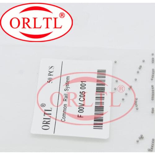 Common Rail Injector 1.34mm High Speed Steel Balls F00VC05001 For 120 Injector Fuel Injector Valve Repair Kits 50 Pieces