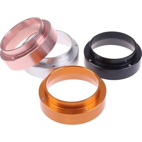1x Espresso Dosing Funnel Ring 54mm for Brewing Bowl Coffee Powder Universal Aluminum Coffee Dosing Ring Replacement