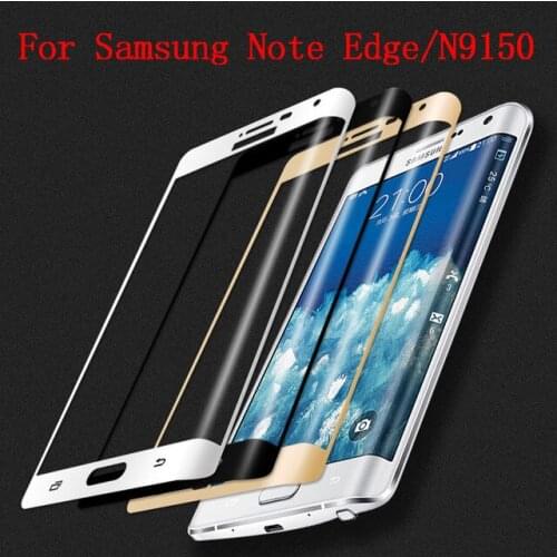 3D Curved Tempered Glass For Samsung Galaxy Note Edge Full Screen Cover Explosion-proof Screen Protector Film For N9150