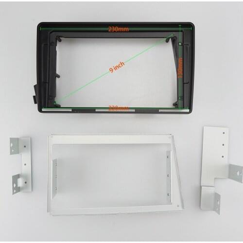 9 INCH Car Audio Frame GPS Navigation Fascia Panel Car dvd Plastic Frame Fascia is suitable for Ssang Yong Actyon Kyron