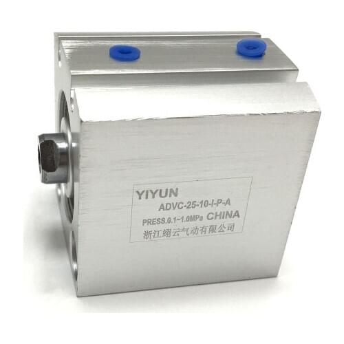 ADVC-25-5,10,15,20,25,30,35,40,45,50-A-P-A ADVC-25-5,10,15,20,25,30,35,40,45,50-I-P-A YIYUN Short-stroke Cylinders ADVC Series
