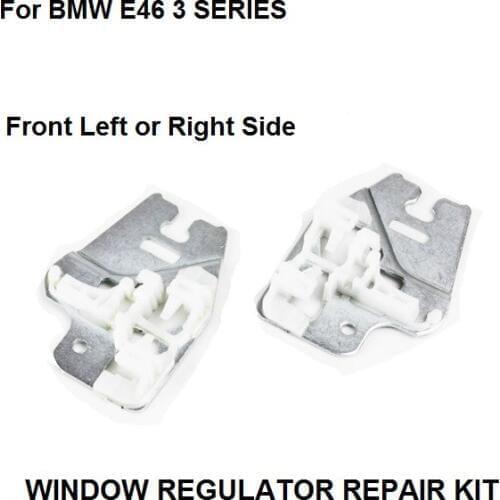 CAR STYLING PARTS FOR BMW E46 WINDOW REGULATOR REPAIR CLIPS with METAL SLIDER FRONT RIGHT or LEFT 98-13