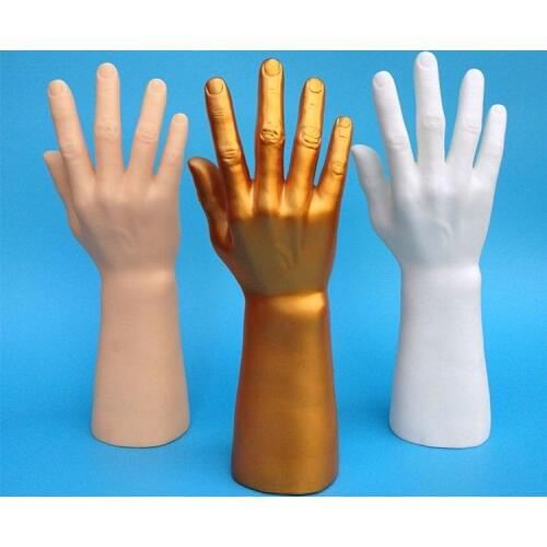 Free shipping 3Pc Nail Art Fake Model Watch Ring Bracelet Gloves Stand Display Mannequin Hand Mannequin Manufacturer