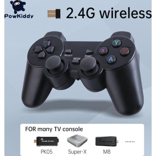 Powkiddy Store 2 Wireless Controller For Super Console X/X-pro/PK09/PK08/Y3/M8 Game TV Stick/G5/B01 Game Box/PC Computer TV Stic