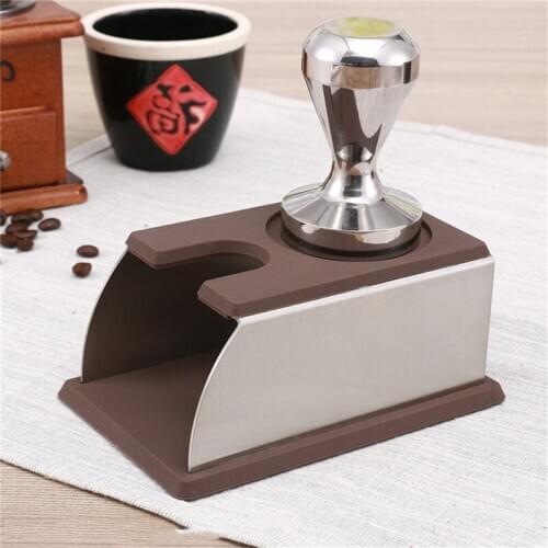 Hot Sales Coffee Tamper Distributor Holder Solid Stand Coffee Handle Support Base Rack Coffee Espresso Accessories for Barista