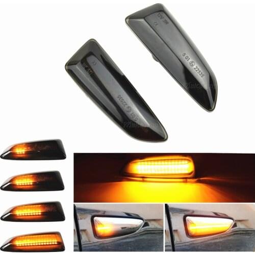 For Opel For Vauxhall Astra J K Crossland X Grandland Insignia B Zafira C LED Dynamic Turn Signal Light Side Fender Marker Lamp