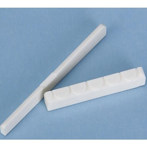 Buffalo bone Strings Bridge Saddle And Nut Slotted Set New For Classical Guitar