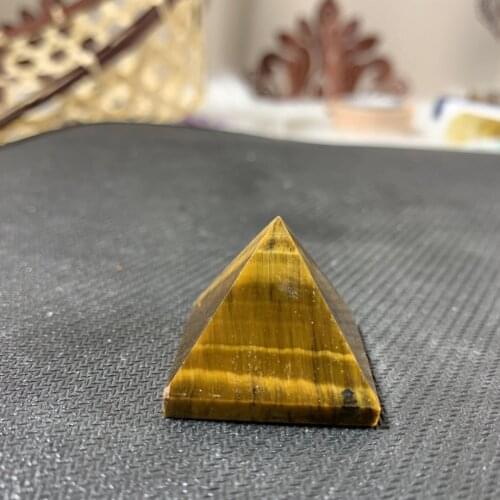 Beautiful Natural Tiger eye Crystal pyramid Gifts wholesale