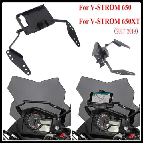 DL650 XT V Strom Motorcycle Navigation Phone Mount Bracket for Suzuki Vstrom 650 2017 2018 2019 Accessories