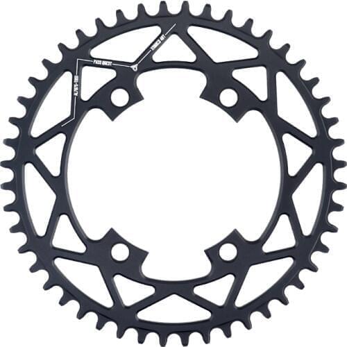 PASS QUEST Round Road Bike chain wheel crankshaft 110BCD 40T-52T Narrow Wide Chainring For R2000 R3000 4700 5800 6800 DA9000