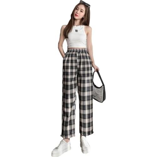 LSYLZL Women's Wide Trousers