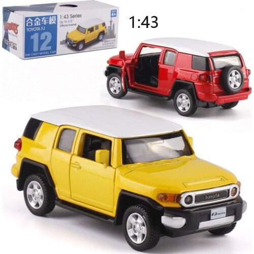 1:43 Scale Toyota FJ Alloy Pull-back car Diecast Metal Model Car For Collection Friend Children Gift