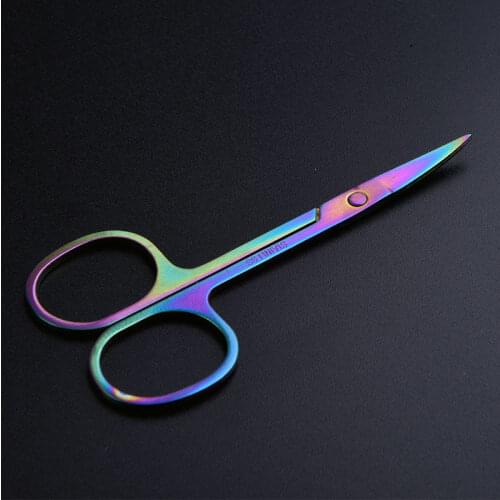 Stainless Steel Nose Hair Scissors Eyebrow Scissors Eyebrow Razor Eyebrow Hair Remover Tool Eyebrow Trimmer