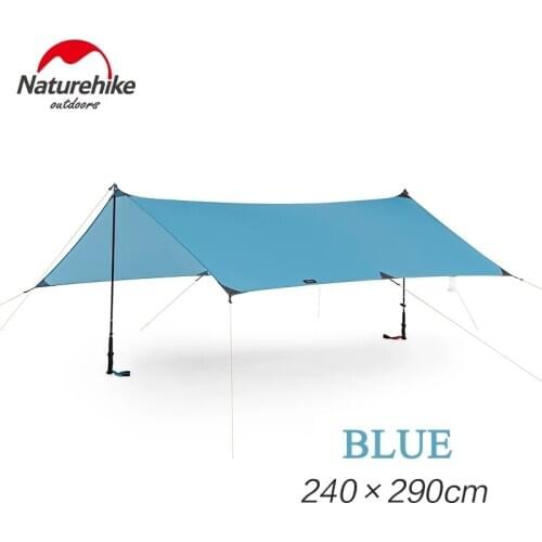 Naturehike 15D Nylon Silicone Outdoor Camping Hiking Picnic Waterproof Sun Shelter Ultralight Portable Anti-UV Awning Beach Tent