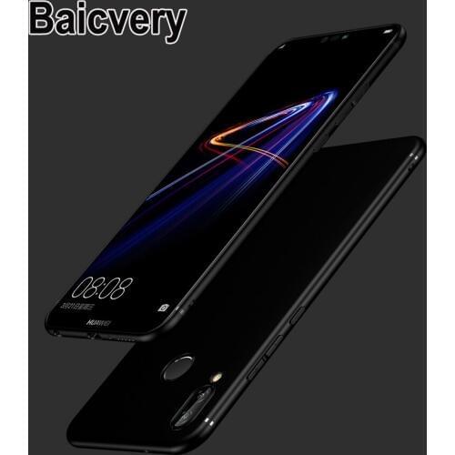 Full Body Protect Matte Case for Huawei P Smart Plus 6.3 inch Frosted TPU Back Cover for Huawei P smart + Plus Silicone Fundas