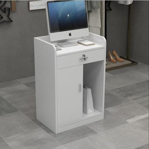 Simple small cashier, clothing store, supermarket, hotel front desk, computer bar counter